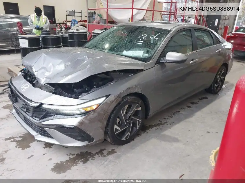 KMHLS4DG6SU888914 2025 Hyundai Elantra Sel Convenience
