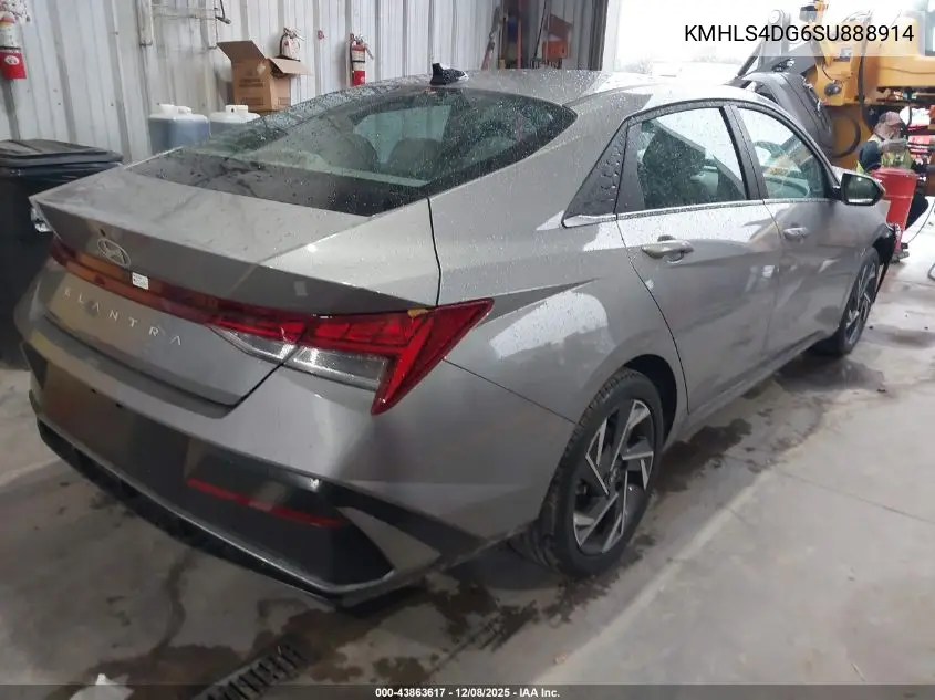 KMHLS4DG6SU888914 2025 Hyundai Elantra Sel Convenience