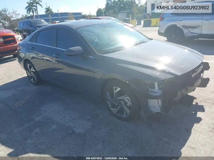 KMHLS4DG0SU923902 2025 Hyundai Elantra Sel Convenience