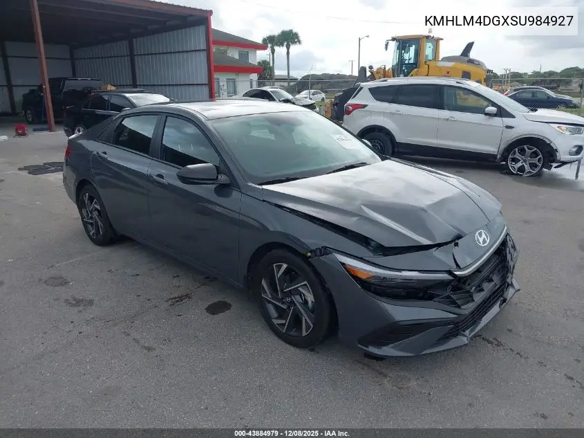 KMHLM4DGXSU984927 2025 Hyundai Elantra Sel Sport