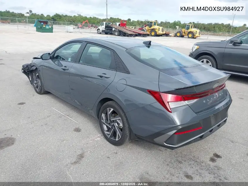KMHLM4DGXSU984927 2025 Hyundai Elantra Sel Sport