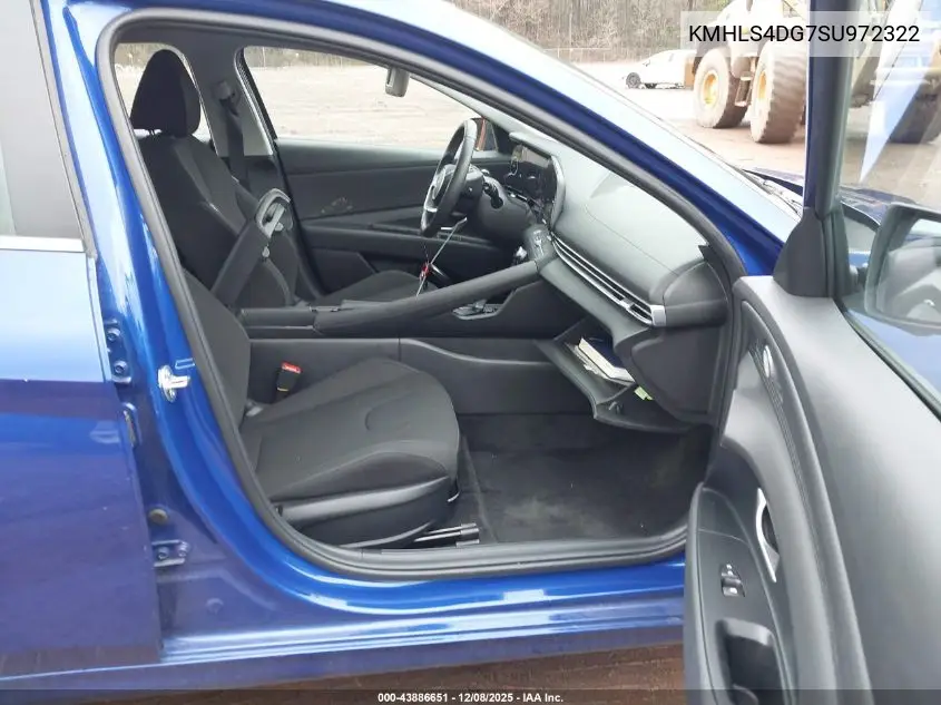 KMHLS4DG7SU972322 2025 Hyundai Elantra Sel Convenience