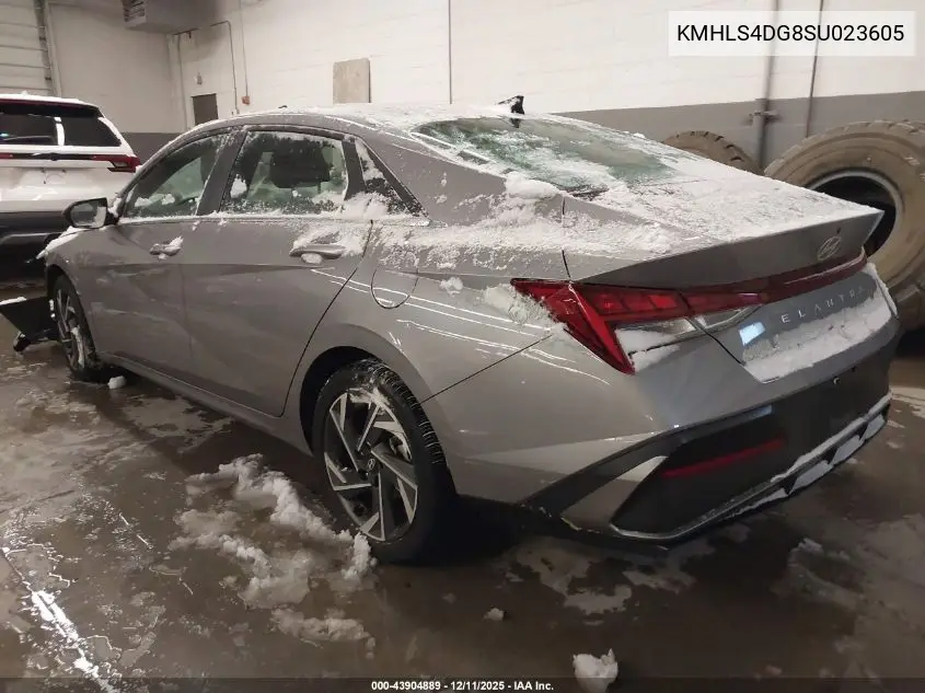 KMHLS4DG8SU023605 2025 Hyundai Elantra Sel Convenience
