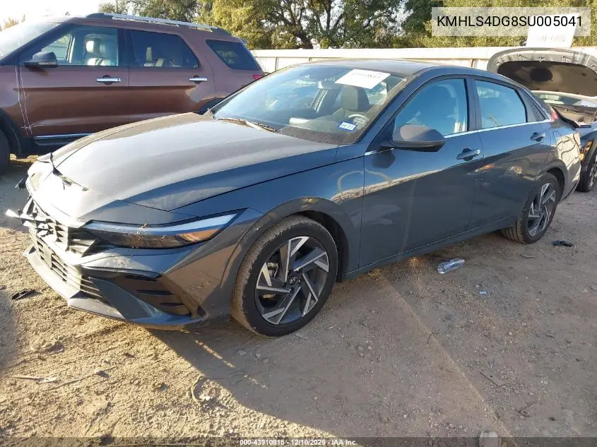 KMHLS4DG8SU005041 2025 Hyundai Elantra Sel Convenience
