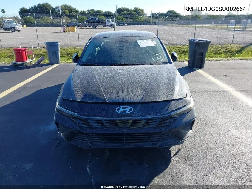 KMHLL4DG0SU002664 2025 Hyundai Elantra Se