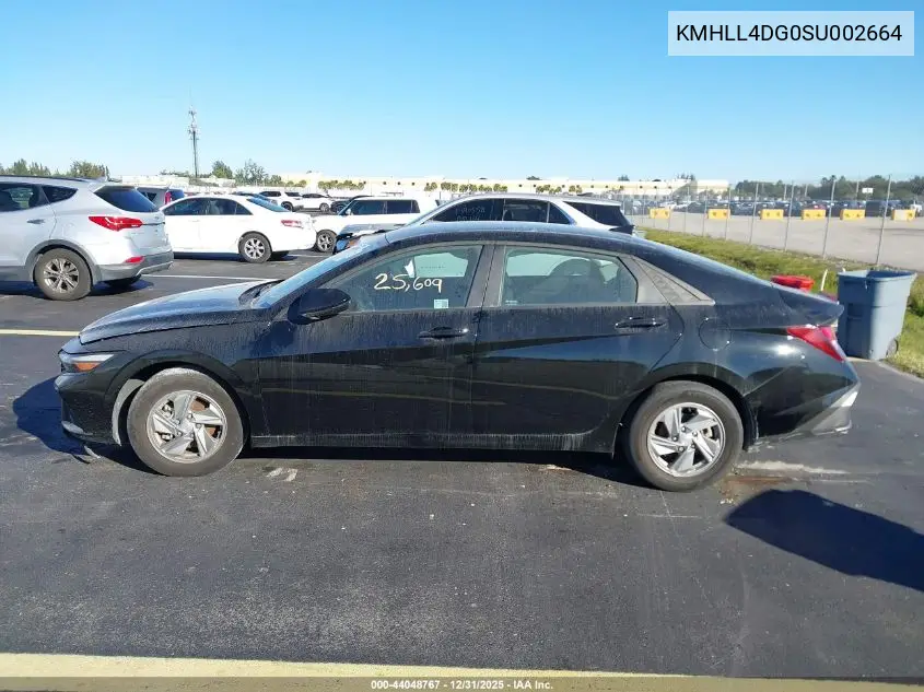KMHLL4DG0SU002664 2025 Hyundai Elantra Se