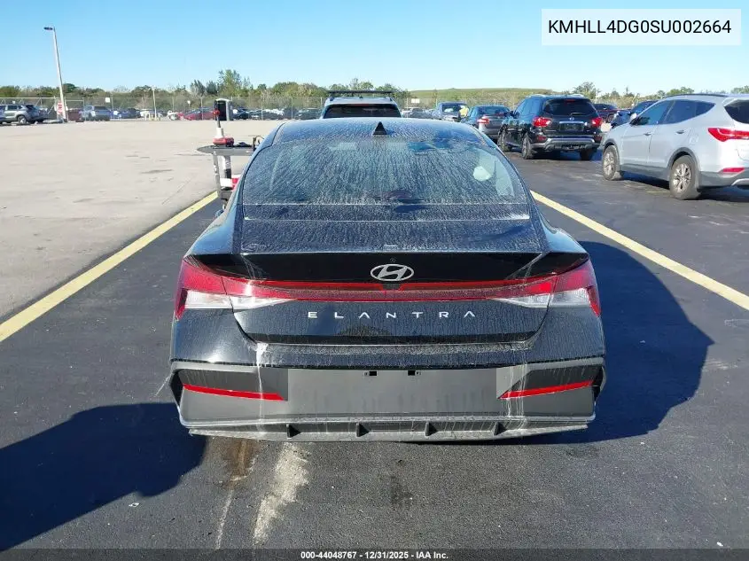 KMHLL4DG0SU002664 2025 Hyundai Elantra Se