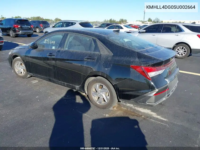 KMHLL4DG0SU002664 2025 Hyundai Elantra Se