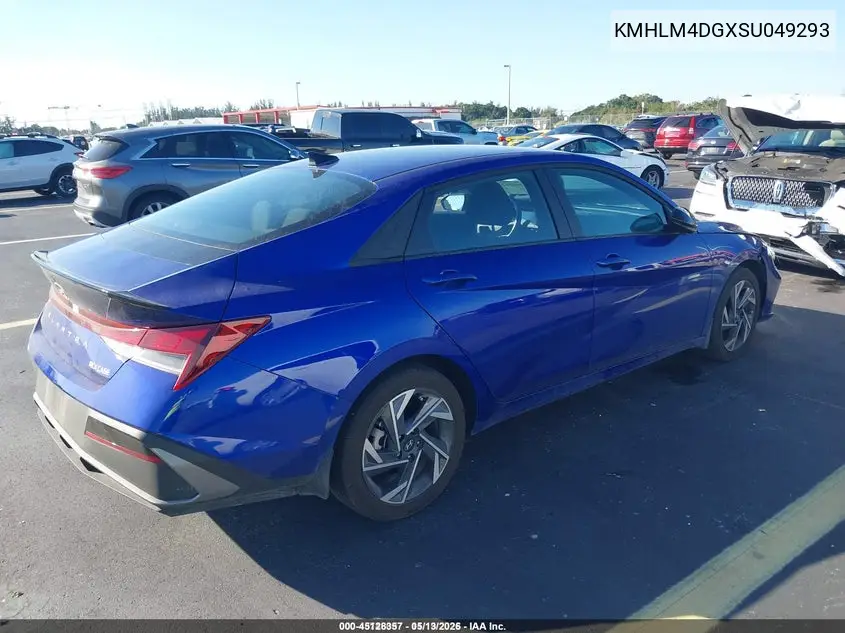 KMHLM4DGXSU049293 2025 Hyundai Elantra Sel Sport