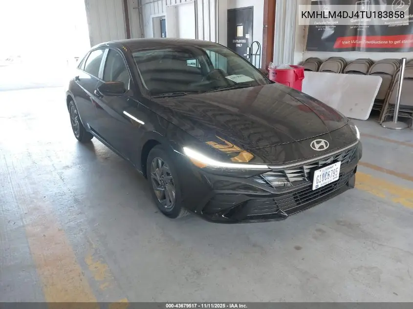 KMHLM4DJ4TU183858 2026 Hyundai Elantra Hybrid Blue