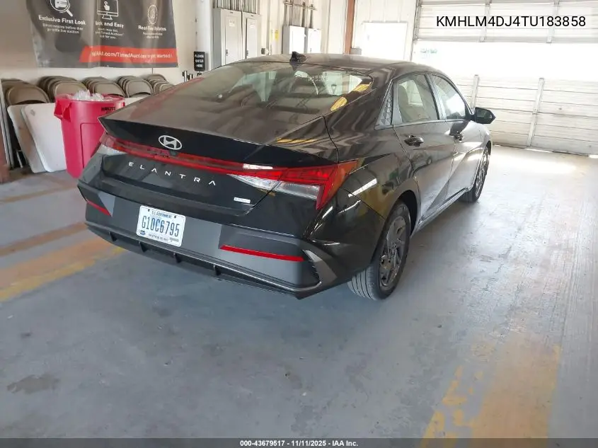 KMHLM4DJ4TU183858 2026 Hyundai Elantra Hybrid Blue