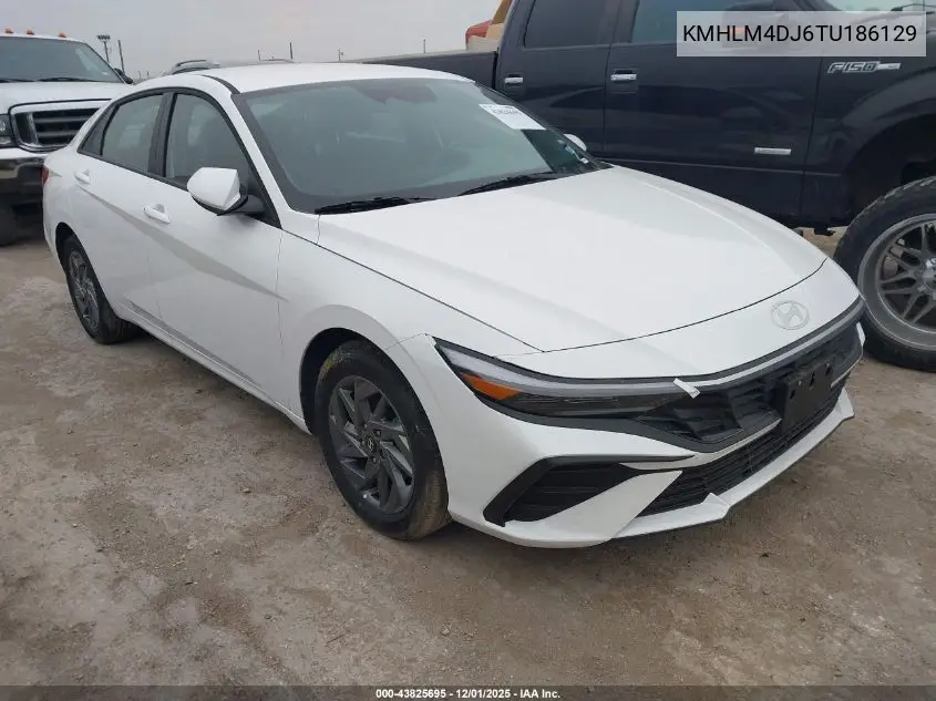 KMHLM4DJ6TU186129 2026 Hyundai Elantra Hybrid Blue