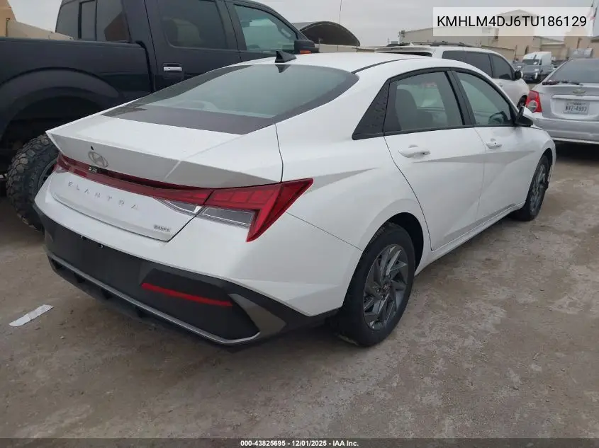 KMHLM4DJ6TU186129 2026 Hyundai Elantra Hybrid Blue