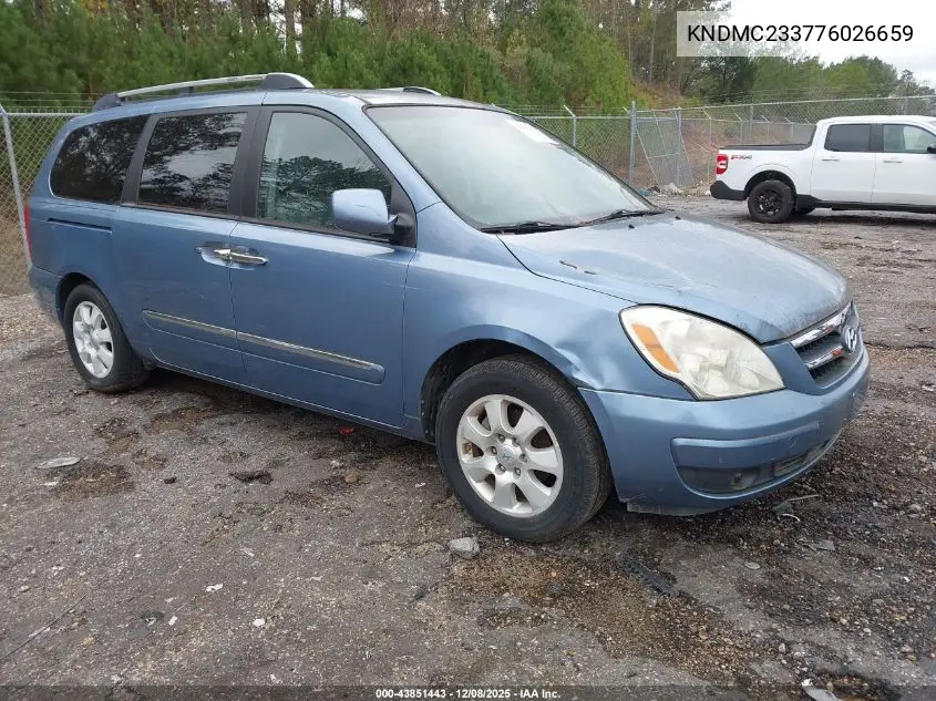 KNDMC233776026659 2007 Hyundai Entourage Gls/Limited/Se