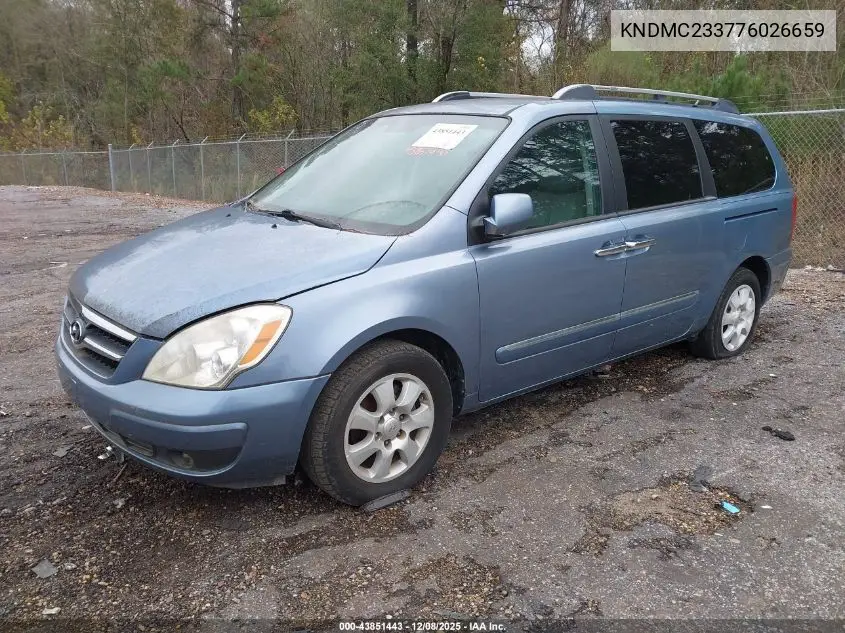 KNDMC233776026659 2007 Hyundai Entourage Gls/Limited/Se
