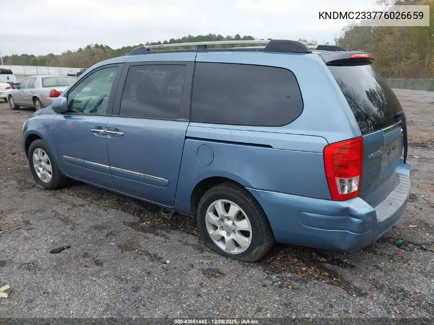 KNDMC233776026659 2007 Hyundai Entourage Gls/Limited/Se