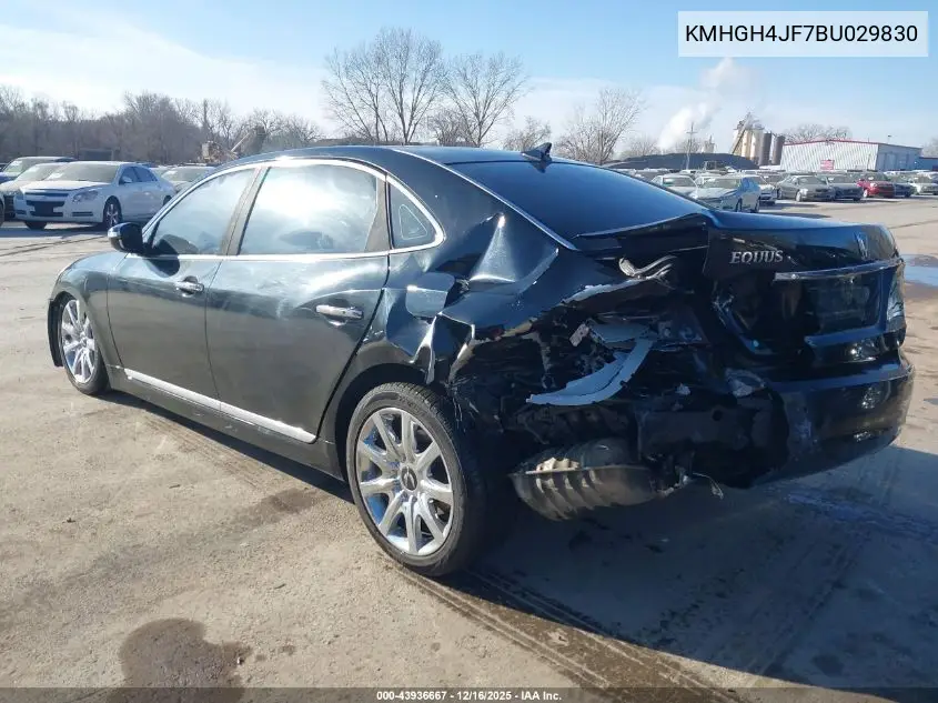KMHGH4JF7BU029830 2011 Hyundai Equus Signature