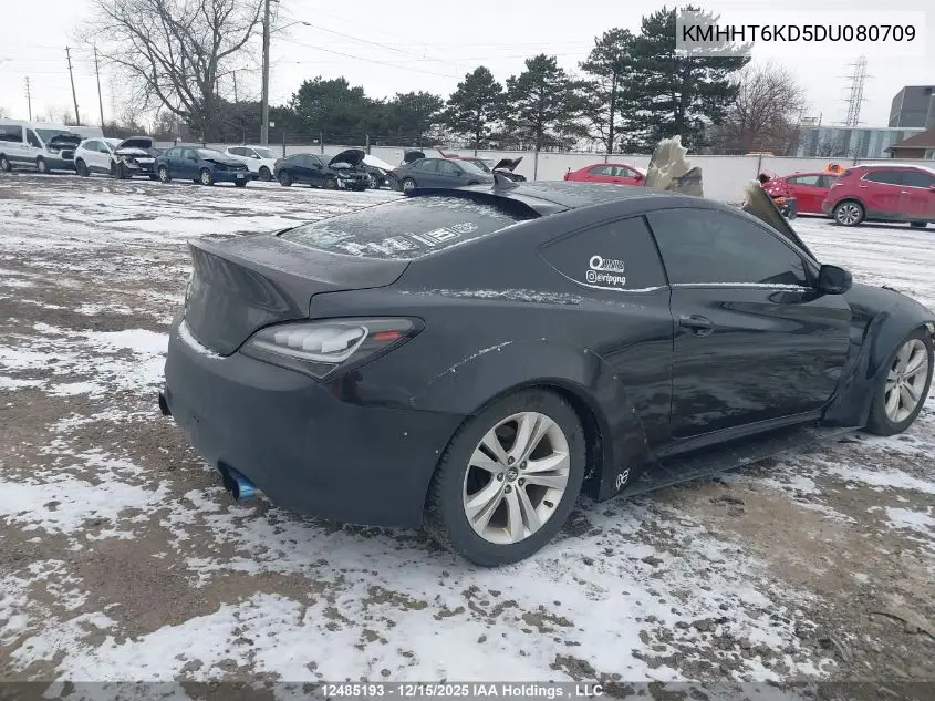 KMHHT6KD5DU080709 2013 Hyundai Genesis Coupe 2.0T