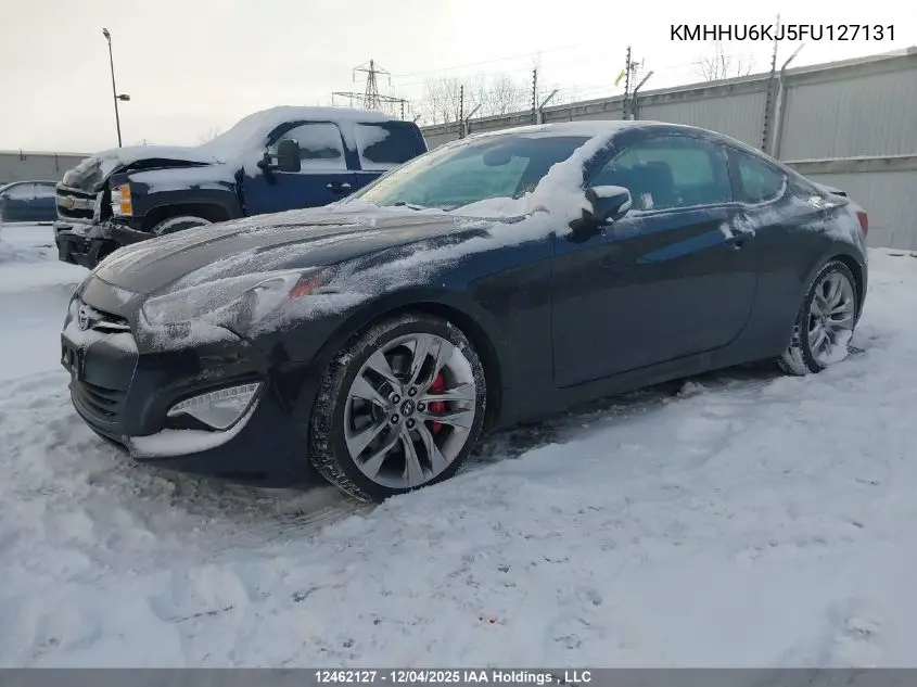 KMHHU6KJ5FU127131 2015 Hyundai Genesis Coupe 3.8L/3.8 R-Spec/3.8 Ult