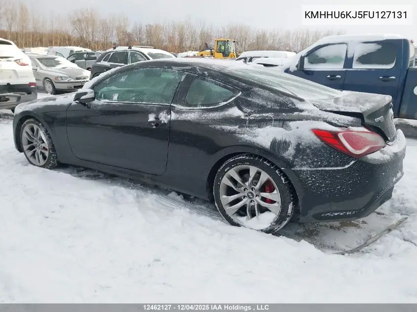 KMHHU6KJ5FU127131 2015 Hyundai Genesis Coupe 3.8L/3.8 R-Spec/3.8 Ult