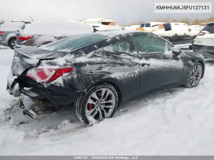 KMHHU6KJ5FU127131 2015 Hyundai Genesis Coupe 3.8L/3.8 R-Spec/3.8 Ult