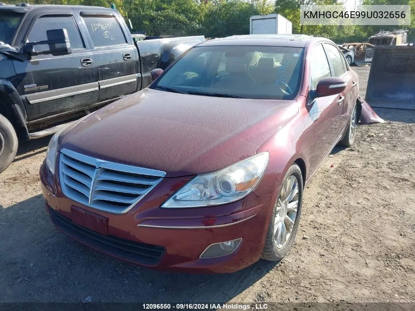 2009 Hyundai Genesis VIN: KMHGC46E99U032656 Lot: 12096550