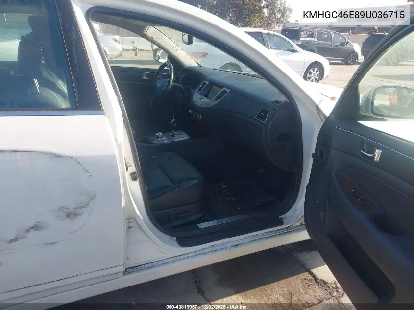 KMHGC46E89U036715 2009 Hyundai Genesis 3.8