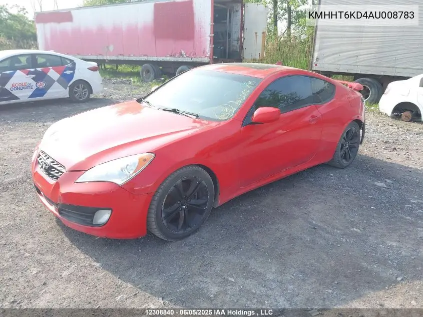 KMHHT6KD4AU008783 2010 Hyundai Genesis 2.0T Premium