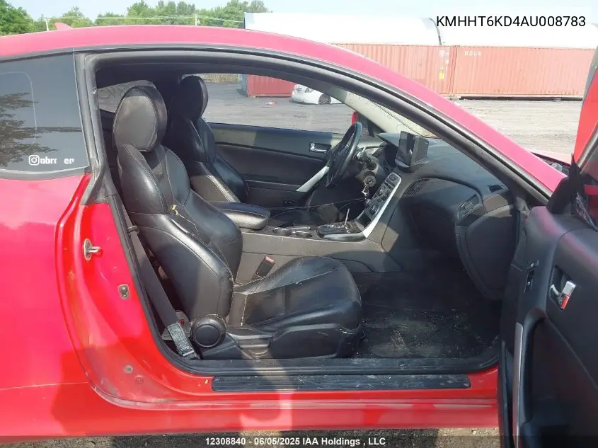 KMHHT6KD4AU008783 2010 Hyundai Genesis 2.0T Premium
