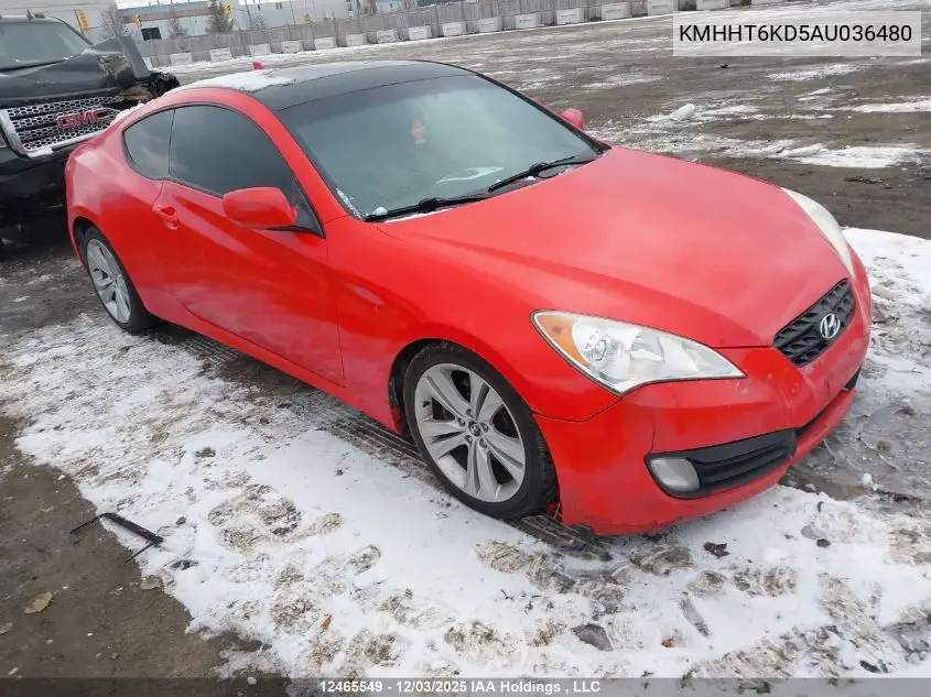 KMHHT6KD5AU036480 2010 Hyundai Genesis 2.0T Premium