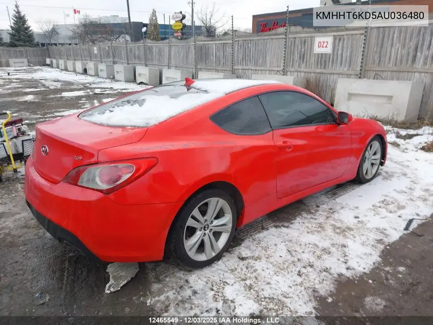 KMHHT6KD5AU036480 2010 Hyundai Genesis 2.0T Premium