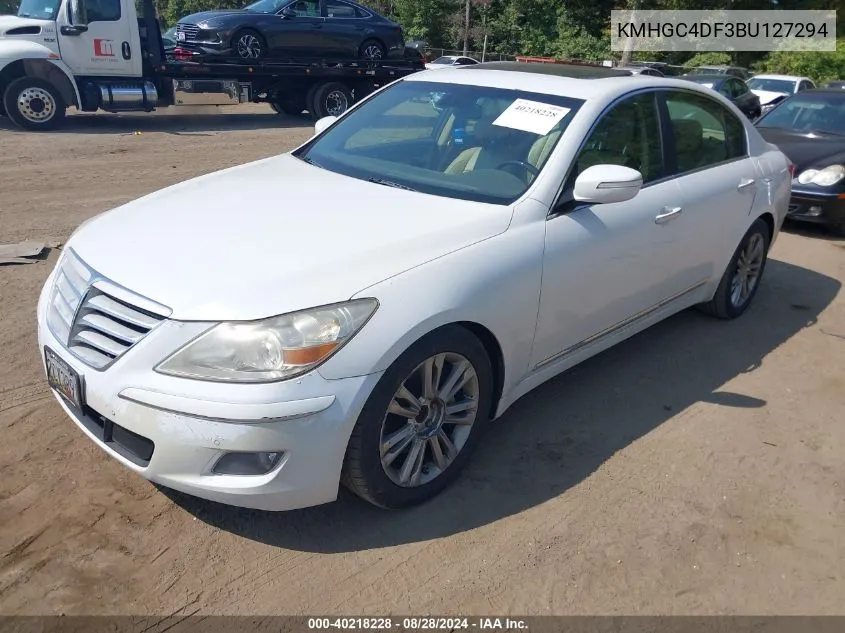 KMHGC4DF3BU127294 2011 Hyundai Genesis 4.6