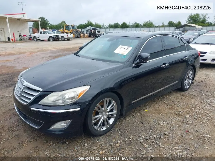 KMHGC4DF4CU208225 2012 Hyundai Genesis 4.6