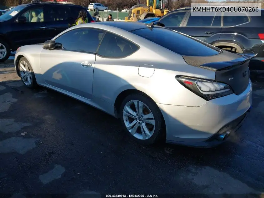 KMHHT6KD4CU070266 2012 Hyundai Genesis 2.0T Premium