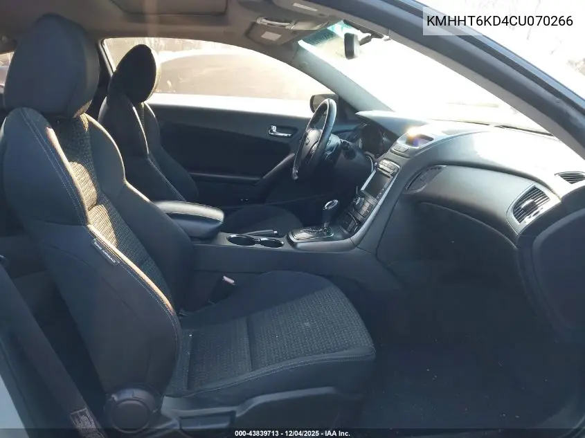 KMHHT6KD4CU070266 2012 Hyundai Genesis 2.0T Premium