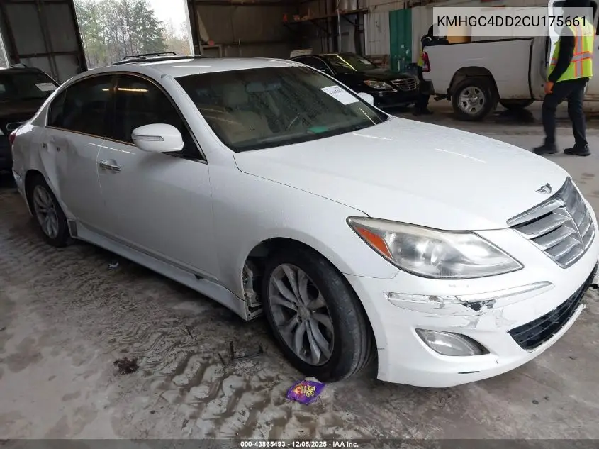 KMHGC4DD2CU175661 2012 Hyundai Genesis 3.8