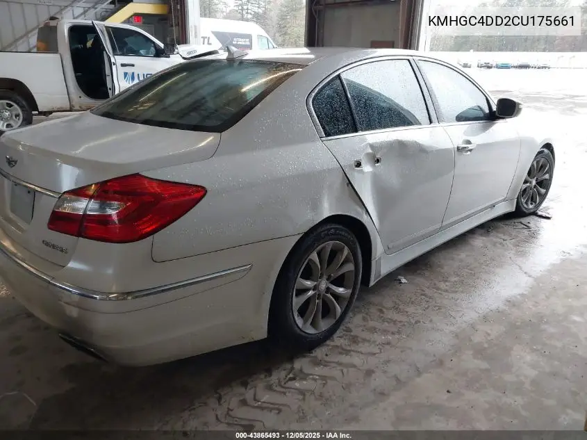 KMHGC4DD2CU175661 2012 Hyundai Genesis 3.8