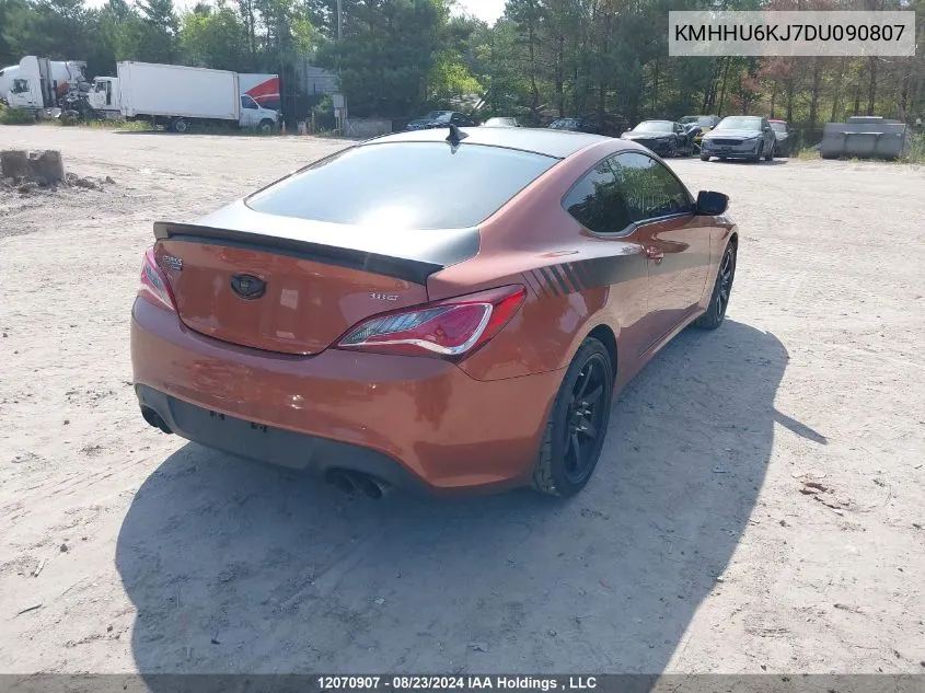 KMHHU6KJ7DU090807 2013 Hyundai Genesis 3.8 Gt