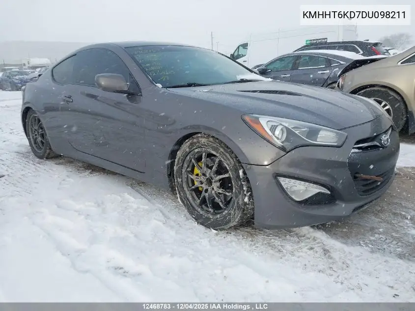 KMHHT6KD7DU098211 2013 Hyundai Genesis 2.0T Premium