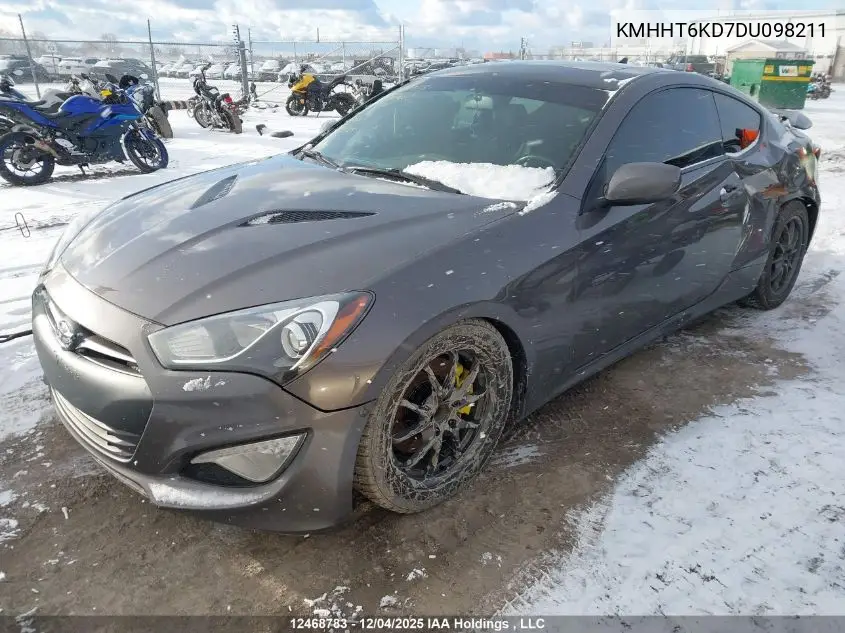 KMHHT6KD7DU098211 2013 Hyundai Genesis 2.0T Premium