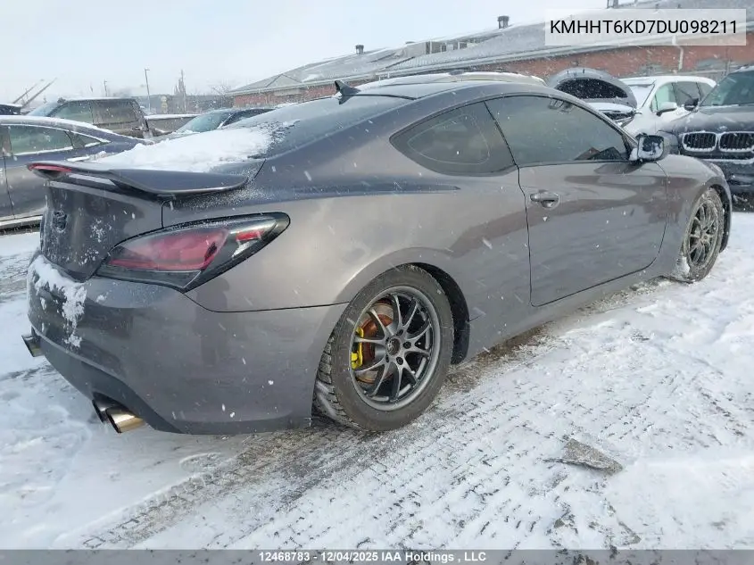 KMHHT6KD7DU098211 2013 Hyundai Genesis 2.0T Premium
