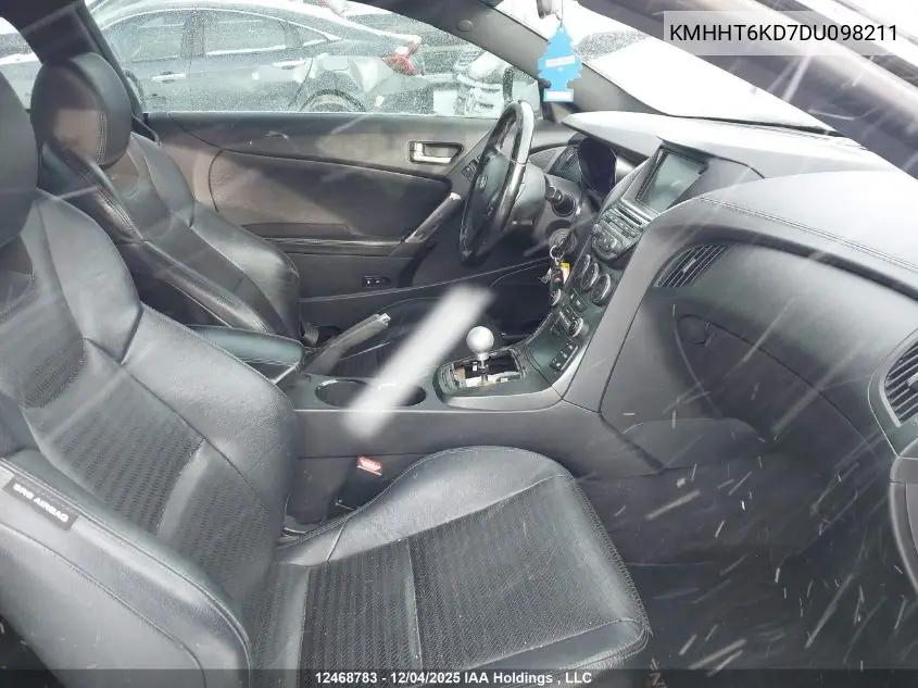 KMHHT6KD7DU098211 2013 Hyundai Genesis 2.0T Premium
