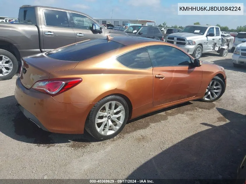 2013 Hyundai Genesis 3.8 Grand Touring VIN: KMHHU6KJ8DU084224 Lot: 40369629