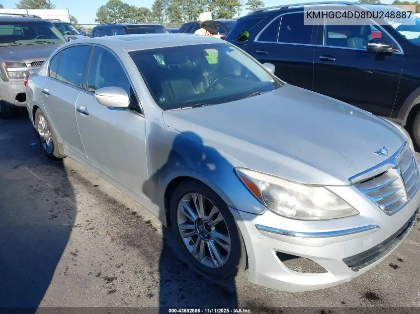 KMHGC4DD8DU248887 2013 Hyundai Genesis 3.8