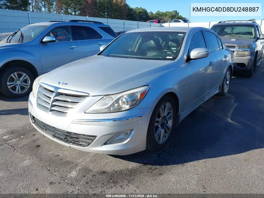 KMHGC4DD8DU248887 2013 Hyundai Genesis 3.8
