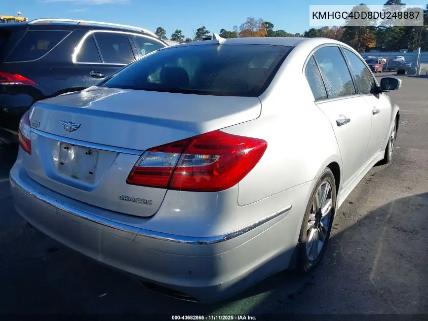 KMHGC4DD8DU248887 2013 Hyundai Genesis 3.8