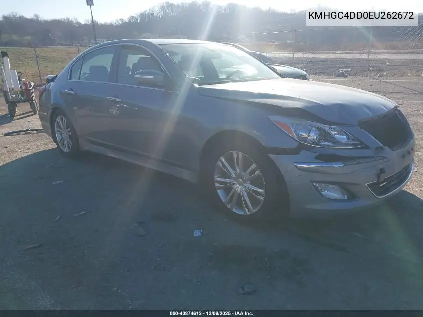 KMHGC4DD0EU262672 2014 Hyundai Genesis 3.8