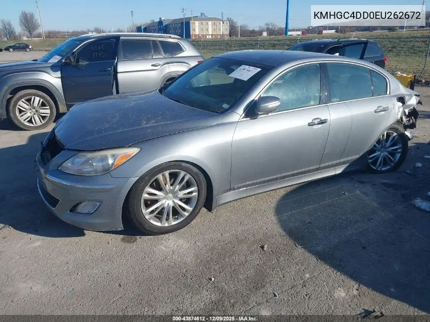KMHGC4DD0EU262672 2014 Hyundai Genesis 3.8