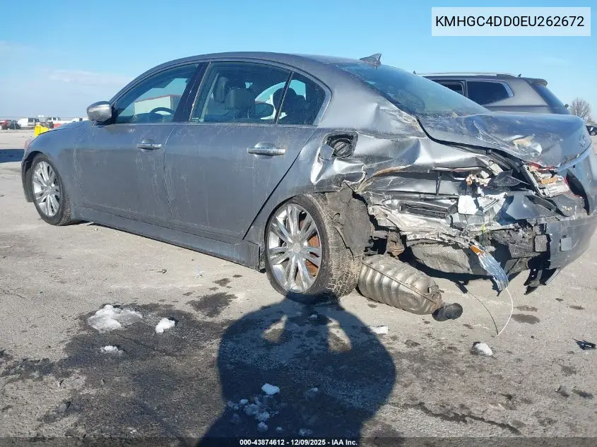 KMHGC4DD0EU262672 2014 Hyundai Genesis 3.8