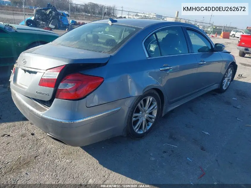 KMHGC4DD0EU262672 2014 Hyundai Genesis 3.8